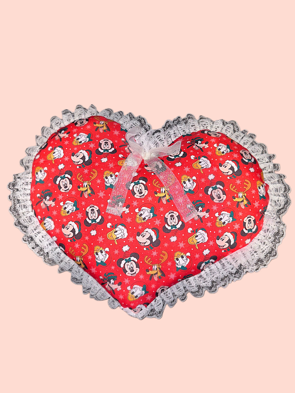 Disney Christmas - Heart Shaped pillow