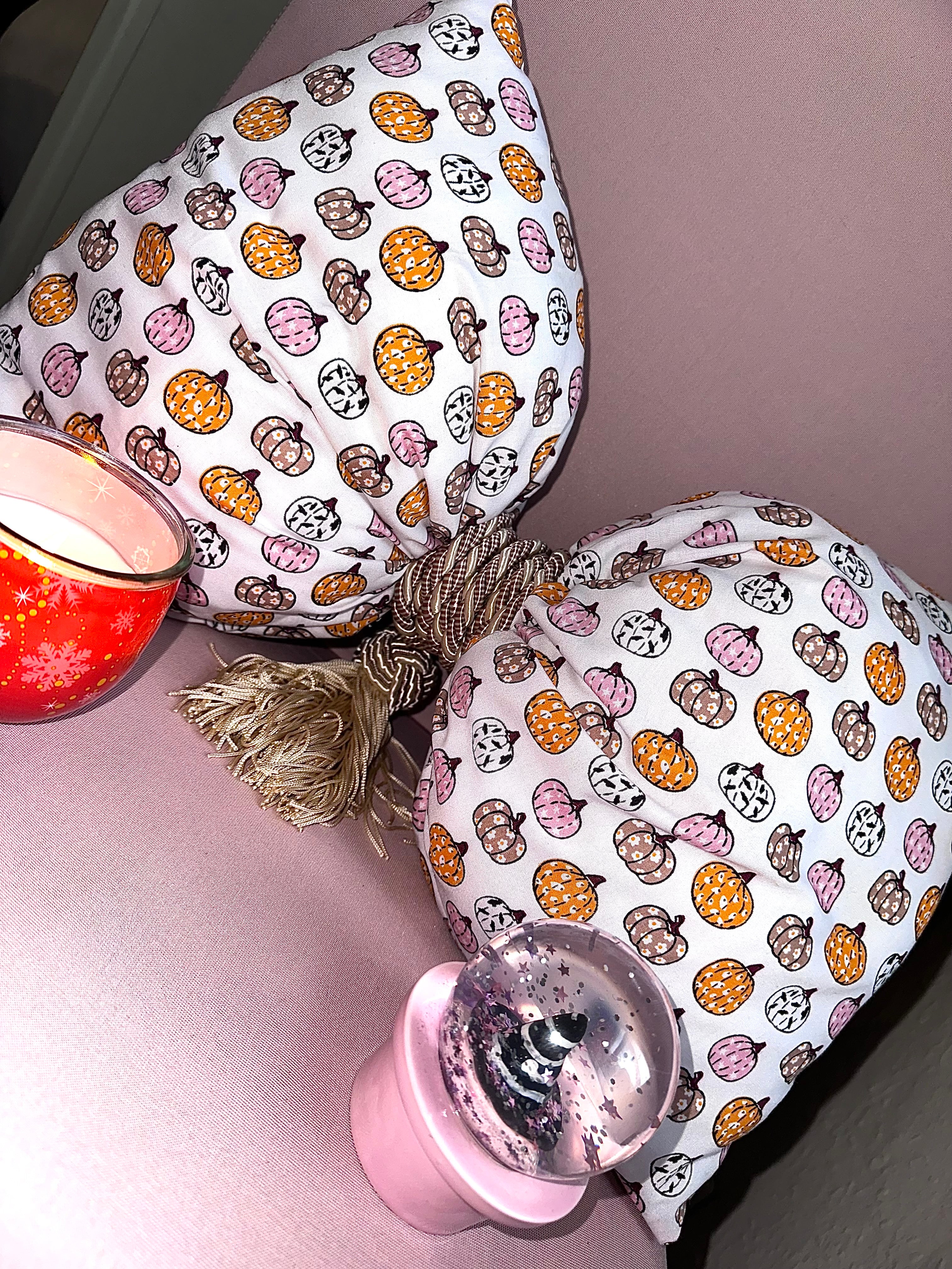 Pumpkin Patch - Bow Shaped Pillow