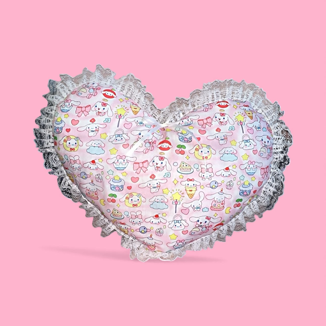 Cinnamon Roll - Heart Shaped Pillow